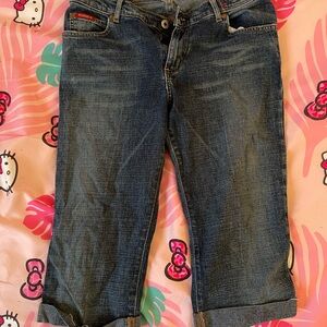 Guess Dark Blue Cropped Jeans